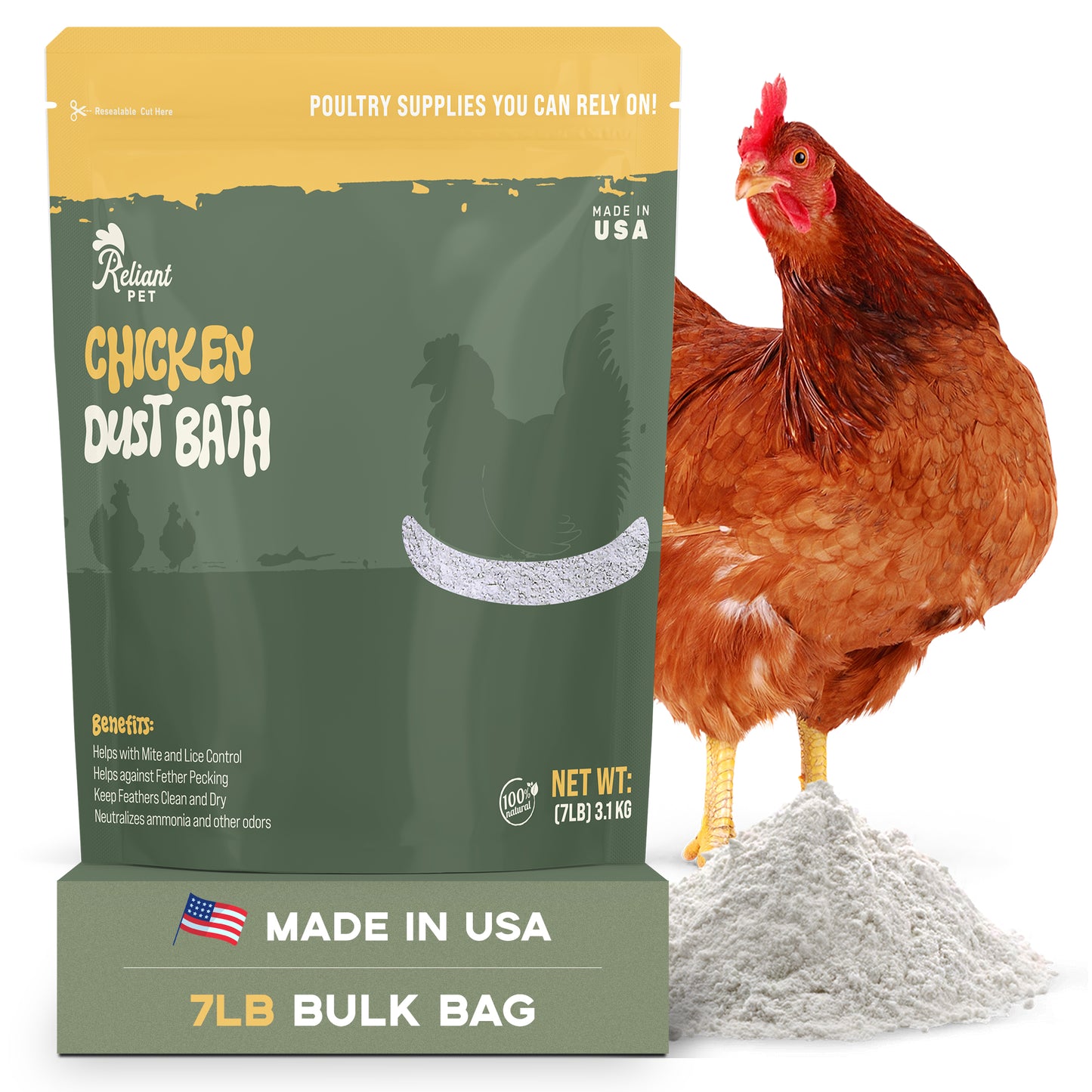 Chicken Dust Bath - 7LBS